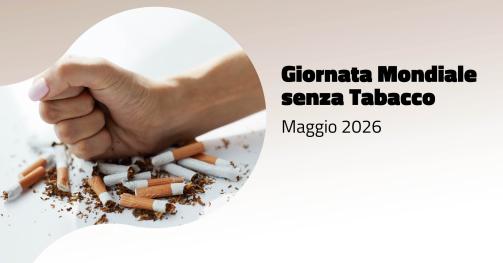 Banner giornata mondiale senza tabacco