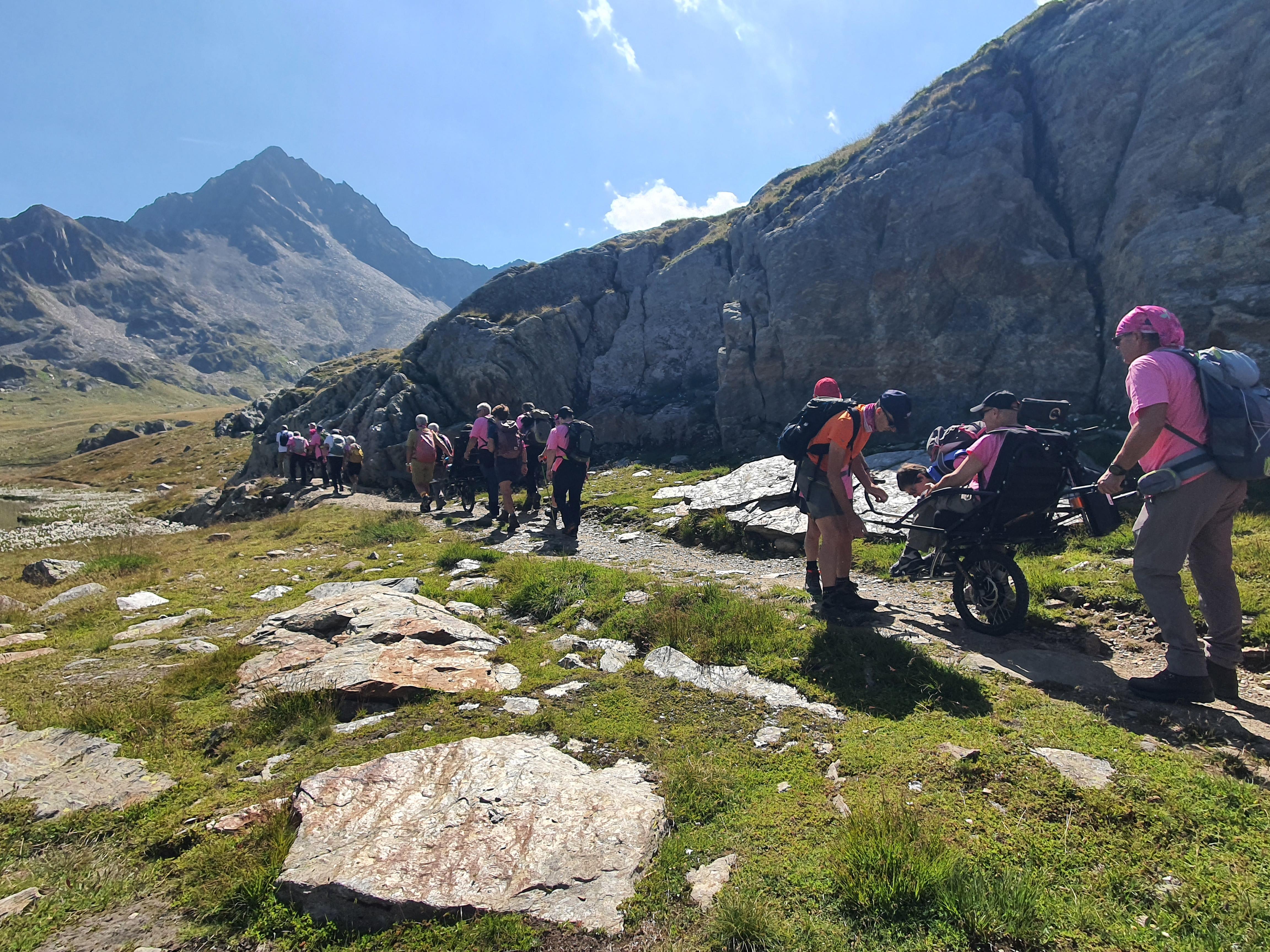 Gruppo lungo il percorso