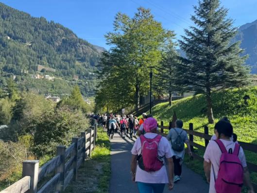 gruppo in cammino