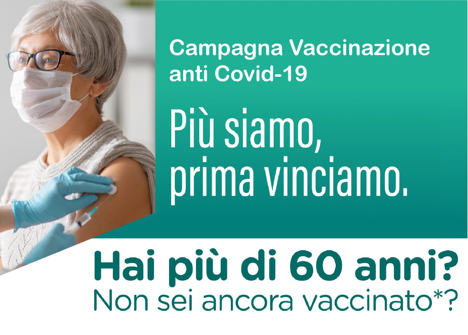 Over 60, scatta il piano di recupero per il vaccino anti Covid. ATS
