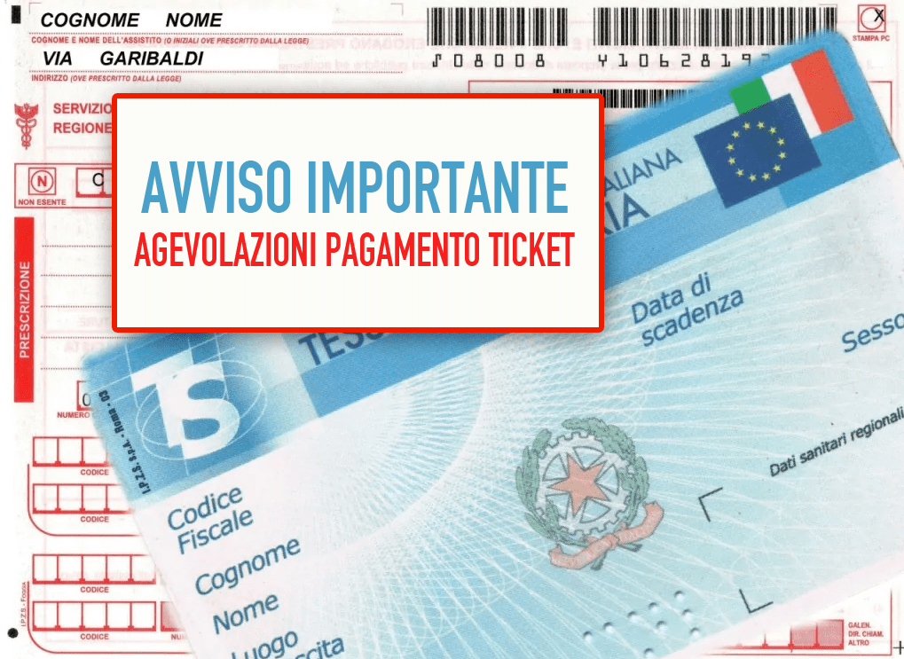 agevolazione pagamento ticket