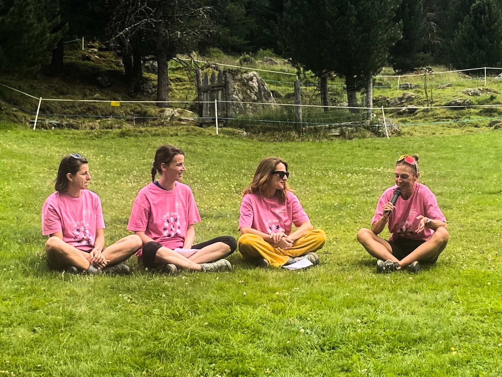 Relatrici manifestazione "Rifugi in rosa" - rifugio Quinto Alpini