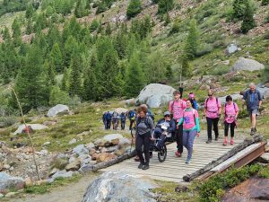 Tragitto verso il Rifugio Branca