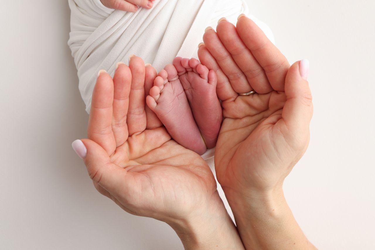neonato e mamma